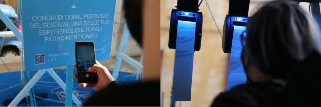 The Culture Node: Me-Mind installation at Internet Festival 2021 - Online survey Installation at IF2021